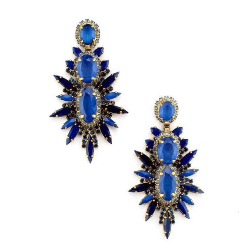 Elizabeth Cole Royal Blue earrings